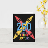 Carte Service 250 Years 1776-2026 250th Birthday  (Fleur jaune)