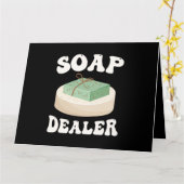 Carte Service des ventes de savon (Fleur jaune)