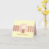 Carte Service doux de vanille (Fleur jaune)