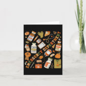 Carte Service D'Urgence Automne Halloween Er Nurse Emerg (Devant)