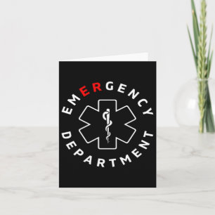 Carte Service D'Urgence Er Rn Infirmière Retro Soins De