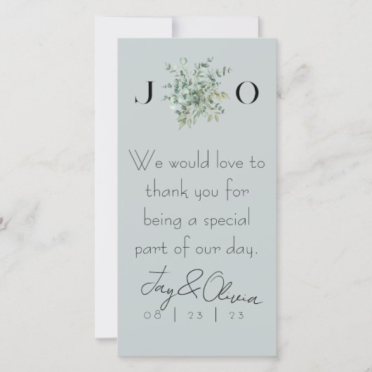 Carte Serviettes de cocktail simple Elegant (Devant)