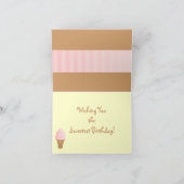 Carte Servir doux fraise (Intérieur)