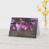 Carte Ses compassions n'échouent jamais (Fleur jaune)