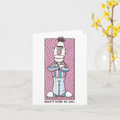 Carte Sesame Street Bert Don't Talk To Me  (Fleur jaune)