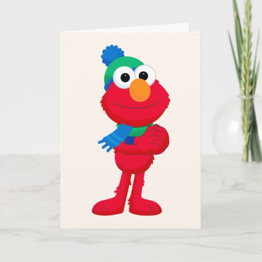 Carte Sesame Street | Elmo en hiver (Devant)