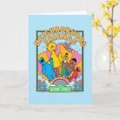 Carte Sesame Street | Joyeux Anniversaire (Fleur jaune)