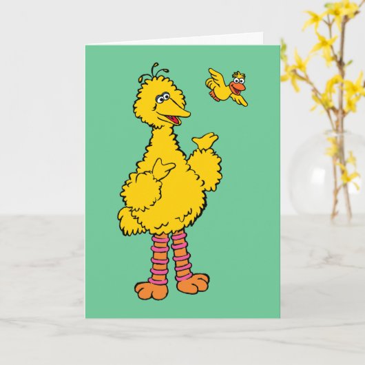 Carte Sesame Street | Joyeux Anniversaire (Fleur jaune)