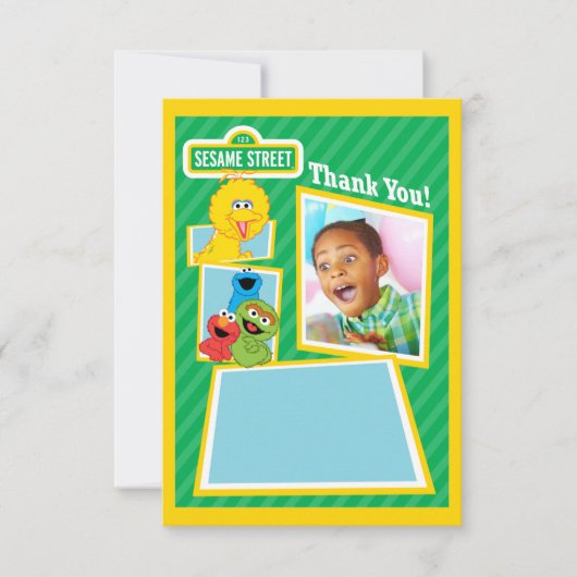 Carte Sesame Street Pals personnalisés Anniversaire (Devant)