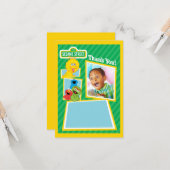 Carte Sesame Street Pals personnalisés Anniversaire (Devant/Arrière en situation)