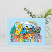 Carte Sesame Street | Vague Arc-en-ciel (Debout devant)