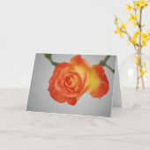 Carte S'est levé un feu (Fleur jaune)