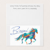 Carte Set Blessed Horse par Sherry Jarvis (Outside Unfolded)