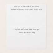 Carte Set Blessed Horse par Sherry Jarvis (Inside Unfolded)