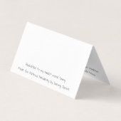 Carte Set Blessed Horse par Sherry Jarvis (Back)