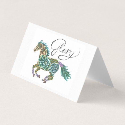 Carte Set Glory Horse par Sherry Jarvis (Front)