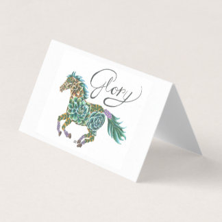 Carte Set Glory Horse par Sherry Jarvis