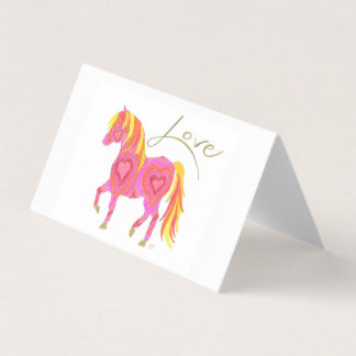 Carte Set Pink Lady Horse par Sherry Jarvis