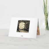 Carte Seul avec l'abîme brillant (Dos)