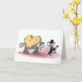 Carte Seul le meilleur fromage fera (avec Mic, Mac & Moe (Fleur jaune)