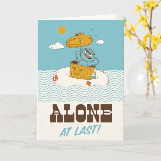 Carte Seul oscar enfin (Fleur jaune)