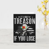 Carte Seule La Trahison Si Vous Perdez George Washington (Fleur jaune)