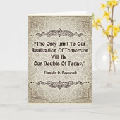 Carte Seule limite - Citation positive (Fleur jaune)