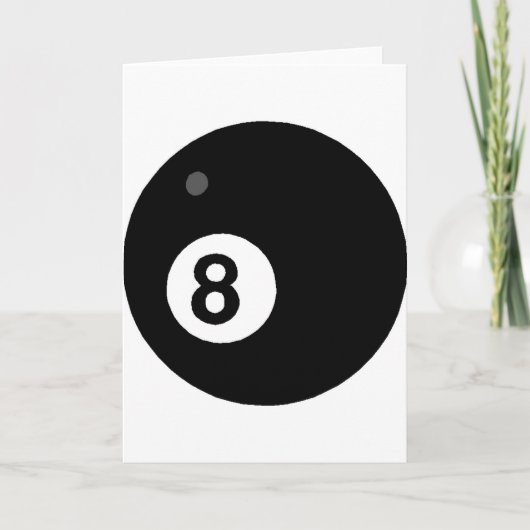 Carte Seulement huit balles (Devant)