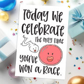 Carte Seulement Le Temps Où Vous Avez Gagné Un Sperme De