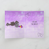 Carte SEULEMENT un vampire, peut vous aimer pour toujour (Intérieur)