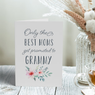 Carte Seules les meilleures mamans sont promues à Grammy