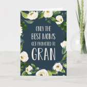 Carte Seules les meilleures mamans sont promues à Gran (Devant)