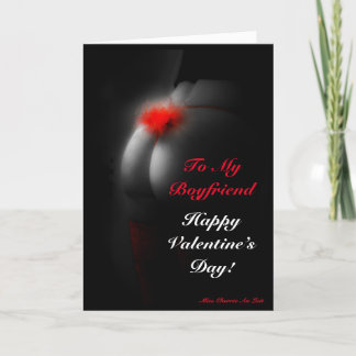 Carte sexy de Saint-Valentin pour lui, petit ami