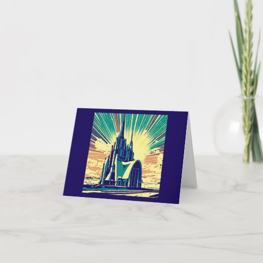 Carte SF Église futuriste 3 (Devant)