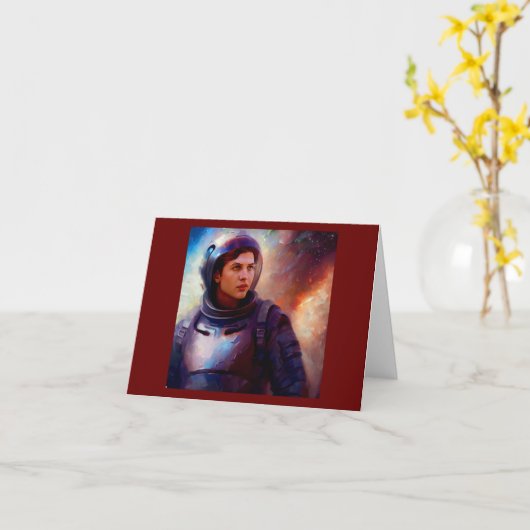 Carte SF Space Hero 4 (Fleur jaune)