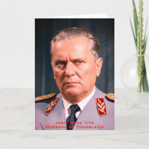 Carte SFRJ Maréchal Tito Yougoslavie Histoire, Nostalgie