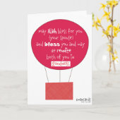 Carte Shaadi Mubarak et Duas (Fleur jaune)