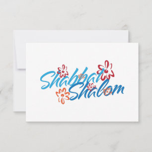 Carte Shabbat Shalom
