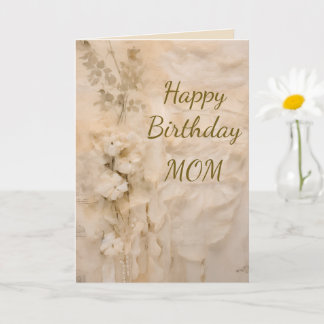 Carte Shabby Chic Happy Birthday Lace Forget Me Not