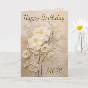 Carte Shabby Chic Joyeux Anniversaire Dentelle Ne m'oubl