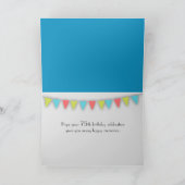 Carte Shabby Chic Wood 75e anniversaire (Intérieur)