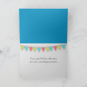 Carte Shabby Chic Wood Anniversaire (Intérieur)