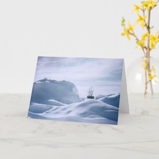 Carte Shackleton Endurance (Fleur jaune)