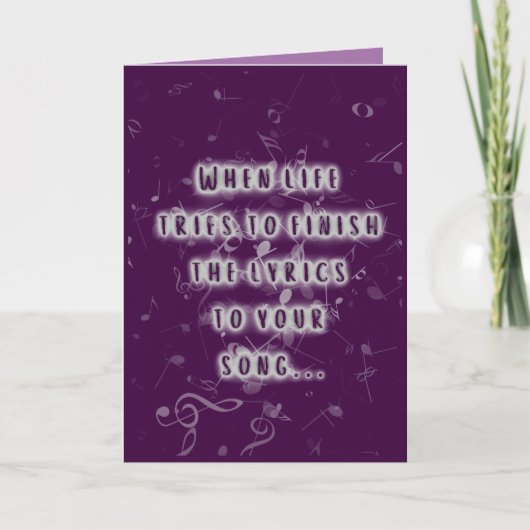 Carte Shades of Purple Hook It (Devant)