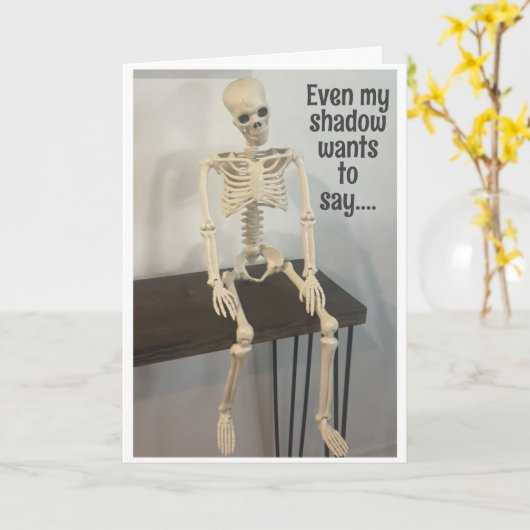 CARTE SHADOW AGREES**40** EST BON POUR VOUS (Fleur jaune)