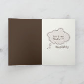 Carte Shaggy Poodle pour 60e Humour d'anniversaire (Intérieur)