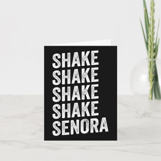 Carte Shake Senora Halloween (Devant)