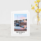 Carte Shaldon, Devon (Fleur jaune)