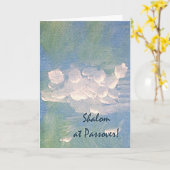 Carte Shalom at Passover Card (Fleur jaune)