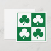 Carte Shamrock (Devant / Derrière)
